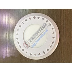 LED панель Lemanso "Звезды" LM540 круг 6+3W 540Lm 4500K 85-265V